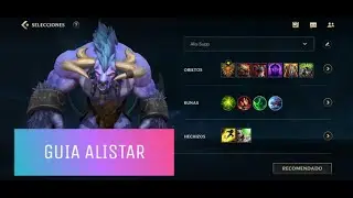 TUTORIAL ALISTAR, GUIA, COMBOS, BUILD, WILD RIFT
