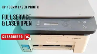HP laser printer 136nw full service / how to open HP laser mfp 136nw printer