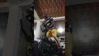 Spin with me using a spinning bike 