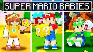 Super Mario BABIES Adventure!  | Minecraft Super Mario [240]