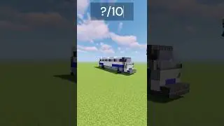Idea for your Minecraft City : BUS - #minecraft #minecraftrealistic #minecraftbuilder #shorts