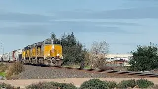 UP 5957 leads a manifest in Florin CA