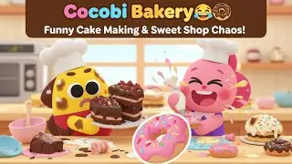 Cocobi Bakery 😂🍩 | Funny Cake Making & Sweet Shop Chaos!