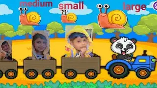 LEARN SIZES for KIDS large medium small / nursery/KG/school/children 