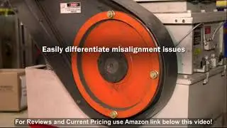 Johnson Level 40-6200 Red Beam Magnetic Sheave Alignment Kit, Red