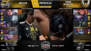 Heimerdinger Locked In !!   VIT VS SPY Highlights   2018 EU LCS Summer W1D1