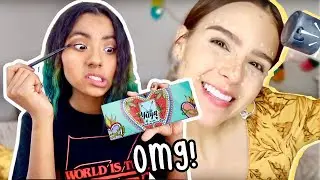 TRATANDO SEGUIR un TUTORIAL DE YUYA! Usando su maquillaje! | Michmoon