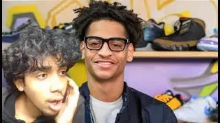 HES 18!! Juan reacts to Kyan Anthony going sneaker shopping and dropping a bag.
