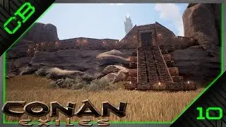 Геймплей Conan Exiles &mdash; Стройте, чтобы впечатлять! Стена базы &mdash; №10