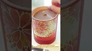 Custom color glass jars for candle making 8oz glass candle holder