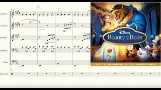 Beauty and the Beast (from Beauty and the Beast) for Brass Quintet Sheet Music