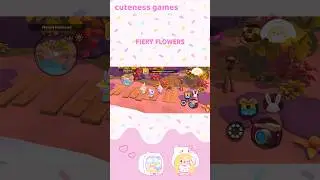 Fiery Flowers #hellokittyislandadventure #shorts