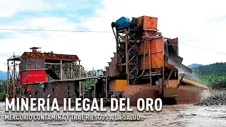 La minería ilegal del oro reina en Bolivia