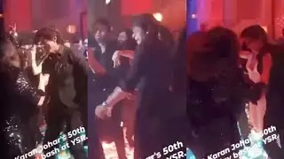 Shahrukh Khan And Rani Mukherjee Dancing Together At Karan Johar 50th Birthday Party 2022