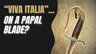 Antique Italian Swords: Examining a Papal State Guardia Civica Sword (m.1847 Spadone)