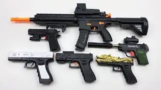 Toys Guns! Full-Auto M416 Rifle With Pistols Glock !