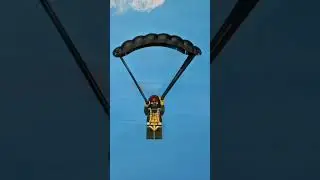 Jeff opens his parachute! #parachute #legoww2 #legostopmotion #stopmotion