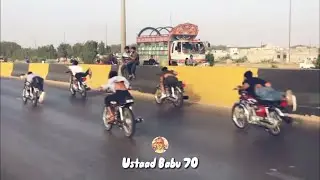 Karachi Riders | Pakistan bike race | Ustaad babu 70