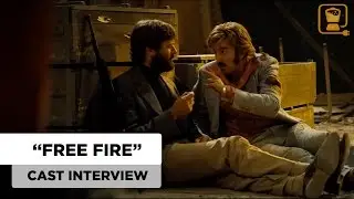 Free Fire | Sharlto Copley and Cast on Unusual Injury on Set | Interview