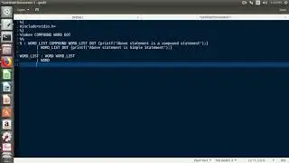 YACC specifications program to check Simple & Compound statements
