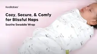 Спите всю ночь с пеленкой-шарфом KeaBabies Soothe Swaddle Wrap