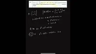 Eigenvalues & Determinant of Matrix Polynomial | GATE ST 2025 Problem-26 Linear Algebra | RitwikMath
