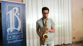 Giovanni Cutello plays Borgani Alto Sax Pearl Gold 24K