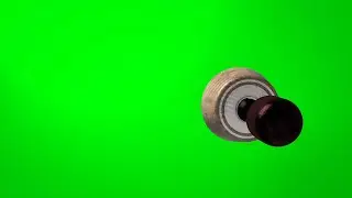 Stamp Round Green Screen Stock Video