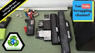 getting the most value out of batteries when scrapping