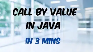 java call by value example programs|#javaconcepts #javacodinginterview #corejavainterviewquestions 
