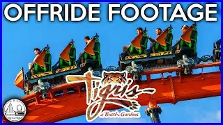 Tigris | Busch Gardens Tampa | 4K Off-ride Footage | Non-Copyright | 2022