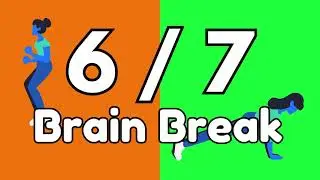 6 or 7 💪 Brain Break Workout for Kids