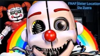 FNAF SISTER LOCATION DA ZUERA #3, o FAMOSO ARNALD&Atilde;O (NOITE 5, FINAIS  F/V)