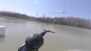 First Lap at Action Wake Park | Michigan Cable Wakeboard Park
