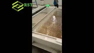 Continuous wire electroplating machine line