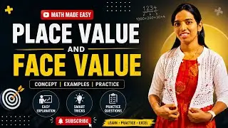 Place Value vs Face Value | Basic Maths Concept | Primary Maths