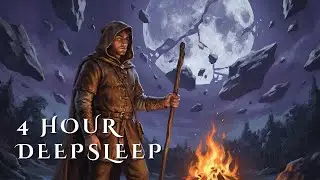 Shattered Moon Campfire &ndash; Arcane Fantasy Ambience for Deep Sleep | 4 Hour