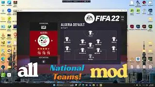 FIFA22 all national teams patch 2026
