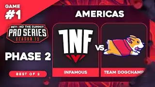 Infamous vs DogChamp Game 1 - BTS Pro Series 13 AM: Phase 2 w/ rkryptic & neph