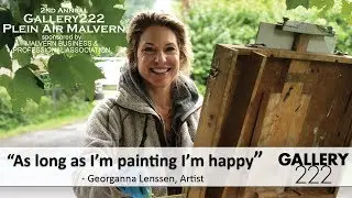 As long as I'm painting I'm happy - Georganna Lenssen showing now at Gallery222 Malvern