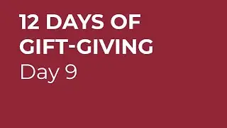 Day 9 -12 Days of Gift-Giving at Something2Wear
