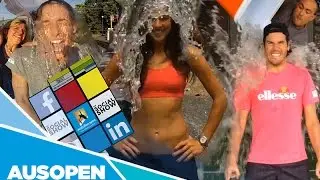 Tennis Players Ice Bucket Challenge - The Social Show: US Open Edition