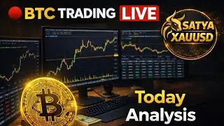 🔴 BITCOIN Market LIVE | BTCUSD Today Trade | #Satyaxauusd | Exit Entry Trading Setup #Satyatrader