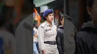 Sikkim police portrait photography #streetphotography #shorts