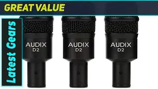 Audix D2 Trio: The Ultimate Dynamic Mic Pack for Drums, Toms & Bass!