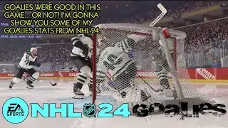 NHL 24 and those goalies.. The LAST NHL 24 video! Tomorrow NHL 25 LIVE on Twitch!
