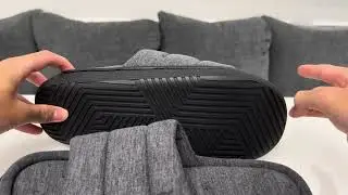 VeraCosy Mens Open-Toe Slippers Memory Foam Indoor Outdoor House Shoes #ad