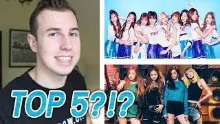 TOP 5 GIRL GROUPS (TWICE? BLACKPINK?) - GINNO & JUICE #6