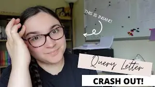 Writing a query letter and crashing out || Query prep for my romantic fantasy || Writing update
