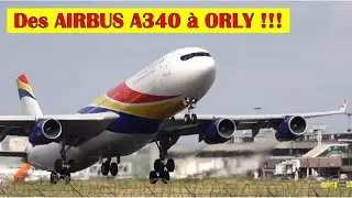 Des AIRBUS A340 à ORLY ! Décollages - plane spotting
